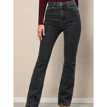 Dámské džíny Sinsay - Džíny do zvonu se středním pasem - šedá - 907FI-90J - 907FI-90J-34