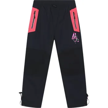 Dívčí kalhoty Dívčí ZATEPLENÉ KALHOTY tm.modré Kugo DK8502