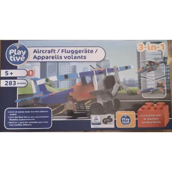 ostatní stavebnice Sada stavebnic Playtive 3 v 1, 283 dílů