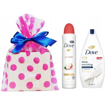 Dove Time to Glow Essentials Collection Sada kosmetických přípravků: Dove Rejuvenating Sprchový gel 250 ml + Dove Advanced Care Pomegranate Lemon Verbena Scent Antiperspirant ve spreji 150 ml