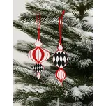 Sinsay - Vánoční ozdoby ve tvaru baněk 2 pack - vícebarevná - 370GQ-MLC - 370GQ-MLC-ONE