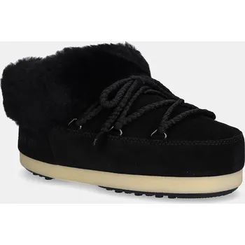 Dámská zimní obuv Semišové sněhule Moon Boot MB EVX MULE SUEDE, 35/36, černá, 99X