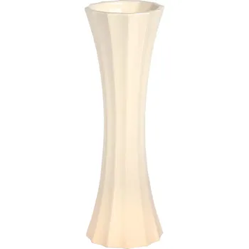 Váza Bílá porcelánová váza vydutá velká bílá