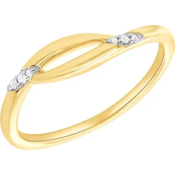 Prsten Atypický prsten ze stříbra s lab-grown diamanty Nils