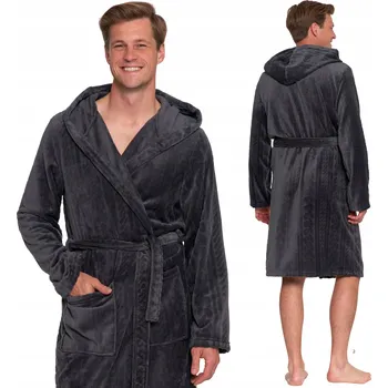 Pánský župan Moraj pánský župan M-1-Męski dlouhý, velikost L