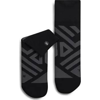 Pánské oblečení Pánské kotníkové funkční ponožky On PERFORMANCE MID SOCK černé 354.00825 - XXL | UK 3 | US 5