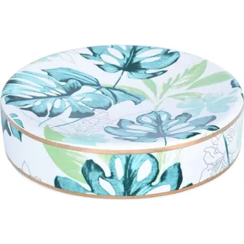 Mýdlenka Mýdlenka volně stojící Bisk bílá, zelená keramika