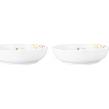 Sada 2 kulatých misek 25 cm porcelán se zlatým motivem Liberty Seltmann