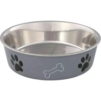 Miska pro psa Trixie Miska nerez tlapka + kost 2,0l / 23cm