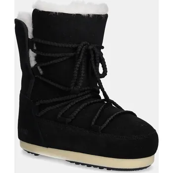 Dámská obuv Semišové sněhule Moon Boot MB EVX BOOT SUEDE / SHEARLING, 41/42, černá, 99X
