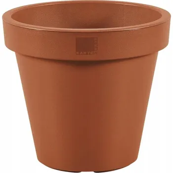 Květináč Květináč plast oranžový Parkside 25 cm x 25 x 22 cm