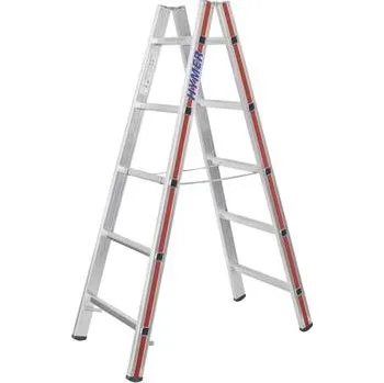 Žebřík HYMER hliníkové štafle 4023, 2 x 5, délka 1,47 m