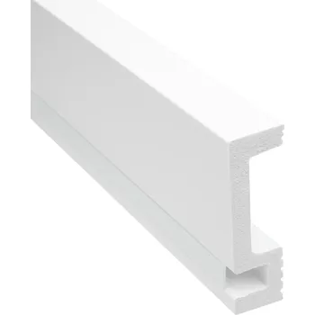 Obraz MDF lišta 20 x 100, délka 100 cm, bílá