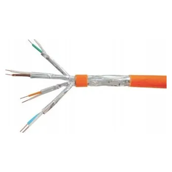 Síťový kabel Equip 187321 síťový kabel oranžový 100 m Cat7 S/FTP (S-STP)