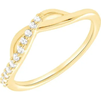 Prsten Atypický prsten ze zlata s lab-grown diamanty Joel