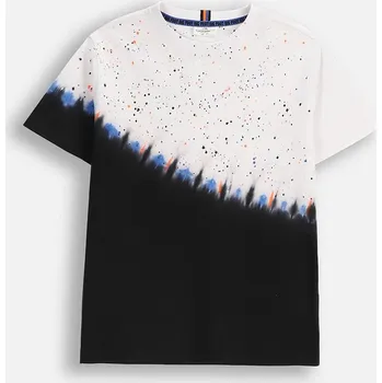 Chlapecké tričko Dětská bavlněná polokošile Coccodrillo bílá barva, vzorovaná, YETI BOY JUNIOR ZC5143201YBJ 00X, vel. 152