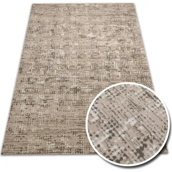 Koberec KOBEREC 120X170 CM NEW IDEA PLAMKA BÉŽOVÁ 3006GG44 TENKÝ TRADIČNÍ