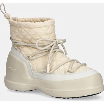 Dámská obuv Sněhule Moon Boot MB MEZZALUNA QUILTED MID WP béžová barva, 80D2500020 L002, 38, 01X