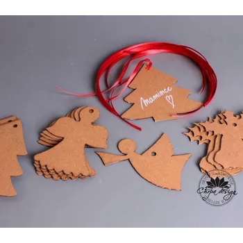 Jmenovka na stůl Jmenovky na dárky - papírová sada, fix