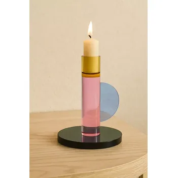 Svícen Svícen Interior Astro Candlestick, Pink - Hübsch
