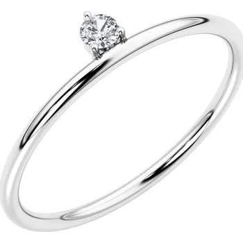 Prsten Minimalistický prsten s diamantem Lyric