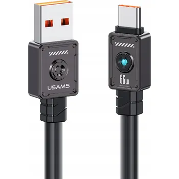 Datový kabel Kabel Usams USB - USB typ C 1,2 m černý