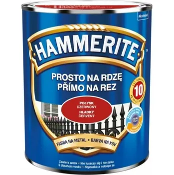 barva na kov Barva na kov Hammerite Červený lesk 0,25 l