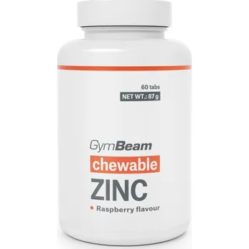 Anabolizér GymBeam Chewable zinc tablets malina