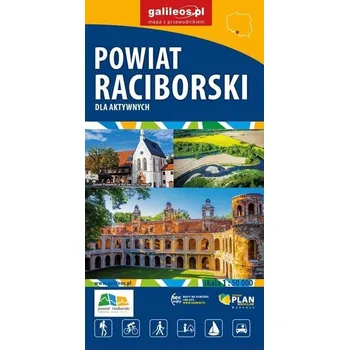 Cestování Mapa - Powiat Raciborski 1:50 000 wodoodporna - praca zbiorowa