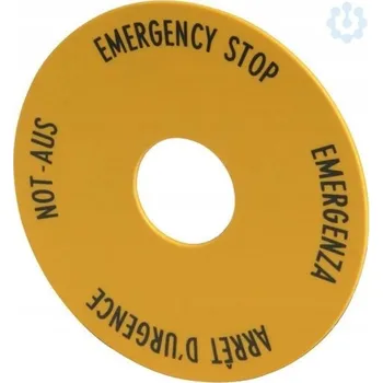 vypínač EATON ŠTÍTEK PRO BEZPEČNOSTNÍ TLAČÍTKA M22-XAK1 216465