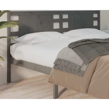 vidaXL Čelo postele 166 x 4 x 100 cm masivní borovice [818781] Barva: Šedá