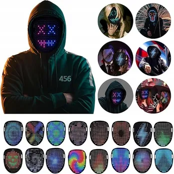 Pleťová maska Maska na obličej Maska LED fialová