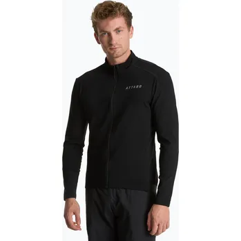 Pánská mikina Pánská cyklistická mikina ATTABO FLEERO REF zateplená black