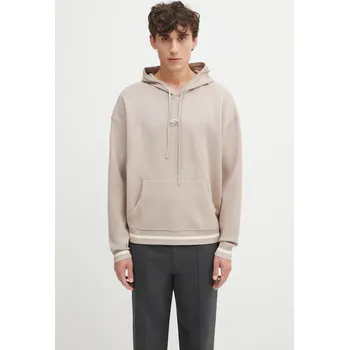 Pánská mikina Mikina Filling Pieces Knit Hoodie, S, béžová, 80X