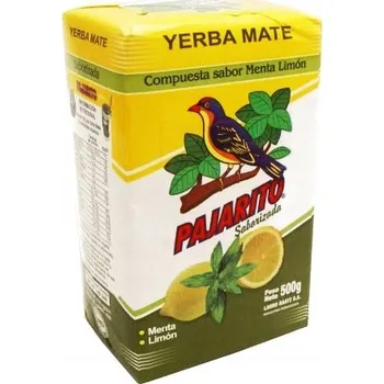 Čaj Yerba maté Pajarito Menta Limon 500g Citron Máta