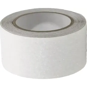 Průhledná korundová protiskluzová páska FLOMA Super - 3 x 5 cm tloušťka 1 mm