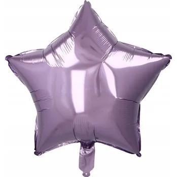 Balónek FÓLIOVÝ BALÓNEK HVĚZDA 45 cm SVĚTLE FIALOVÝ