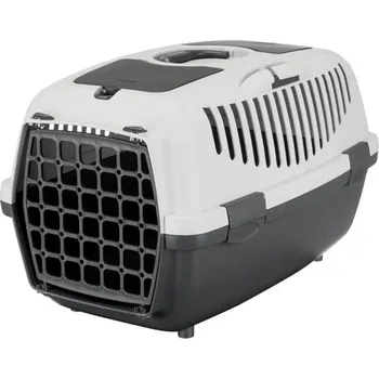 přepravka pro zvíře Trixie Přepravka pro kočku CAPRI II. 37x34x55 sv.šedá/tm.šedá