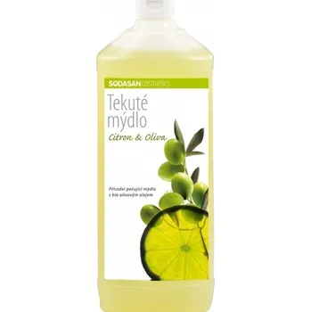 Masážní přípravek Tekuté mýdlo Citron a oliva 1l BIO SODASAN