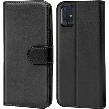 Pouzdro na mobilní telefon CoolGadget pouzdro kniha flip cover pro Samsung Galaxy A51 Černá