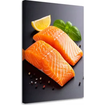 Obraz Obraz do kuchyně, restaurace nebo baru, Losos ryba 60x90