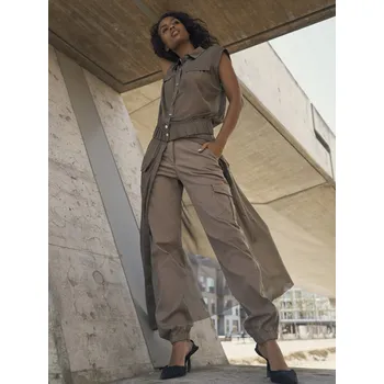 Dámská sukně Sukně Nu Denmark 8322-20 olivová tylová cargo design Velikost: 36