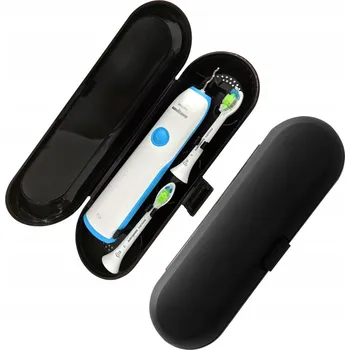 Elektrický zubní kartáček Pouzdro na elektrický zubní kartáček černé pro Philips a Oral-B 1 ks