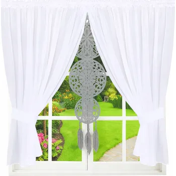 Záclona Hotová záclona 130x300 s lapačem snů Panelová záclona Plst záclony do obýváku