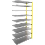 META příd. sestava regálu RAL1003 signální žlutá 2000x1000x500 mm police 150 kg