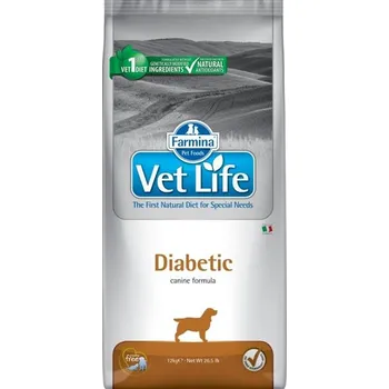 Krmivo pro psa Vet Life Natural Canine Diabetic Balení: 12kg