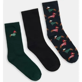 Pánské oblečení Sinsay - Ponožky 3 kusy - vícebarevná - 837EL-MLC - 837EL-MLC-39R