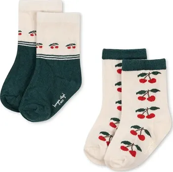 Pánské ponožky Dětské ponožky Konges Sløjd 2 PACK JAQUARD SOCKS 2-pack KS104173.9BYA zelená 79X, vel. 25/28