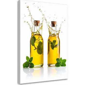 Obraz Obraz do kuchyně, jídelny, baru, Olivový olej za olivami 70x100