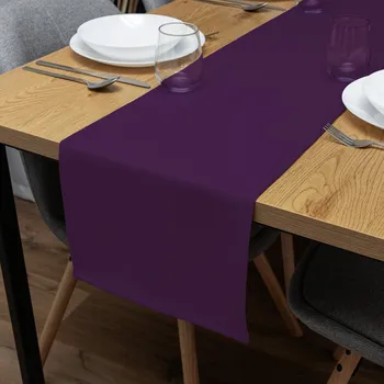 ubrus Dekorační běhoun na stůl Rongo RG-064 Tmavě fialový 20x140 cm